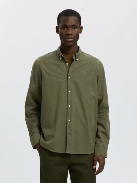 Hovedbilde Selected Homme Cole Jay Melange Shirt Vetiver/Melange 