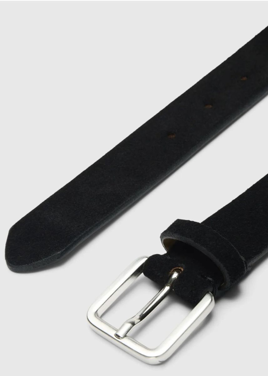 Selected Sebastian Semsket Belte Black 