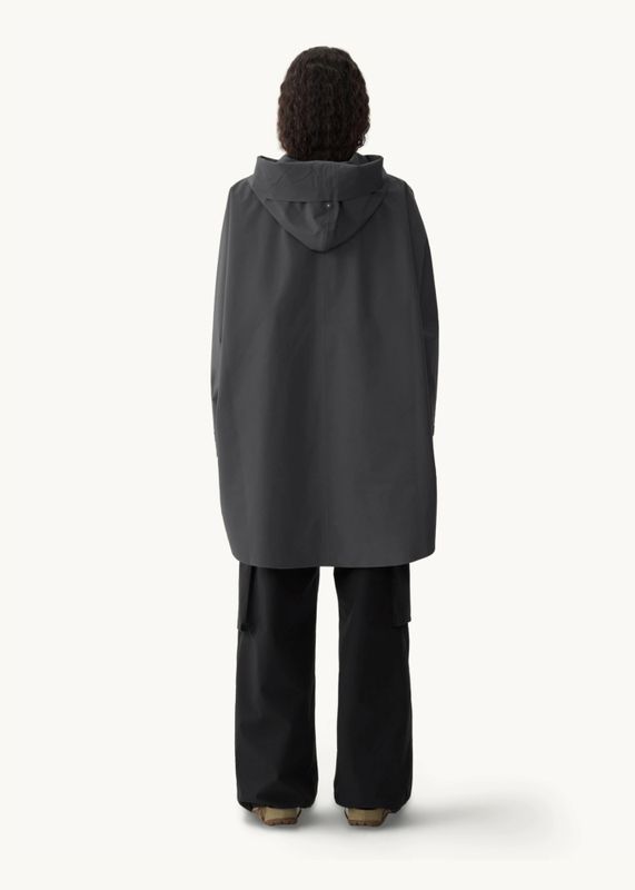 Blæst Bergen Poncho Dark Cloud