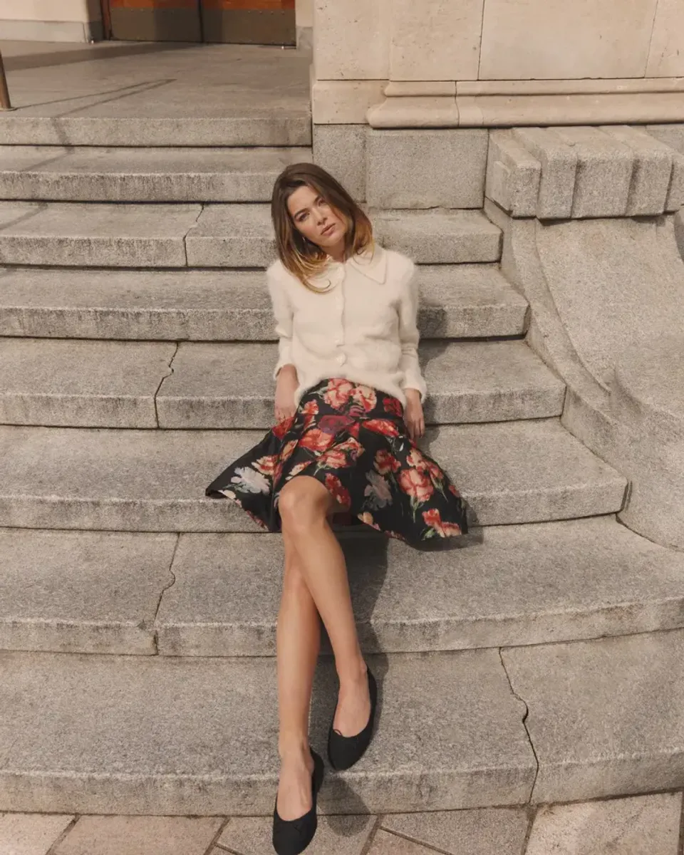 byTiMo Taffeta Mini Skirt Poppy