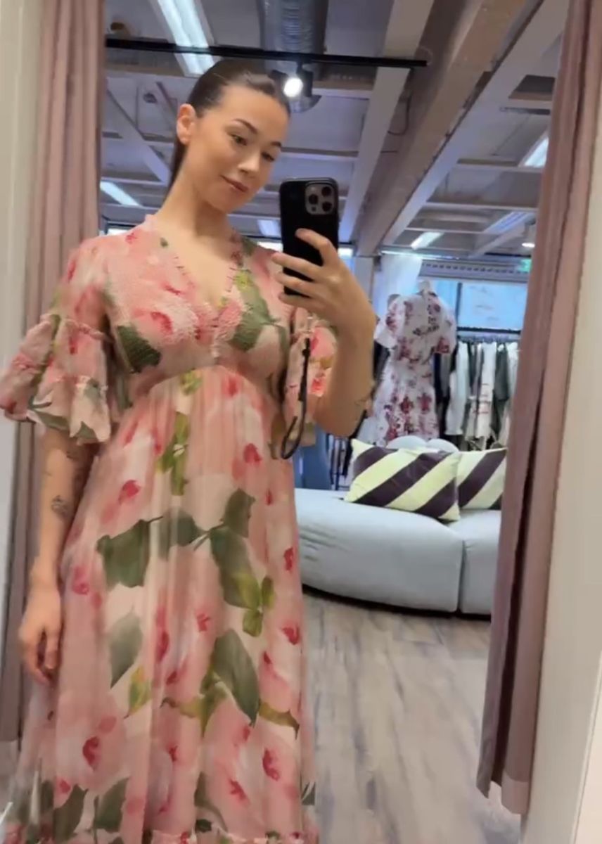 byTiMo Organza Smocking Dress Rosette 