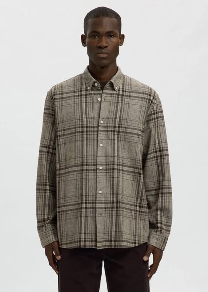 Hovedbilde Selected Homme Noah Mix Shirt White Asparagus Small Checks