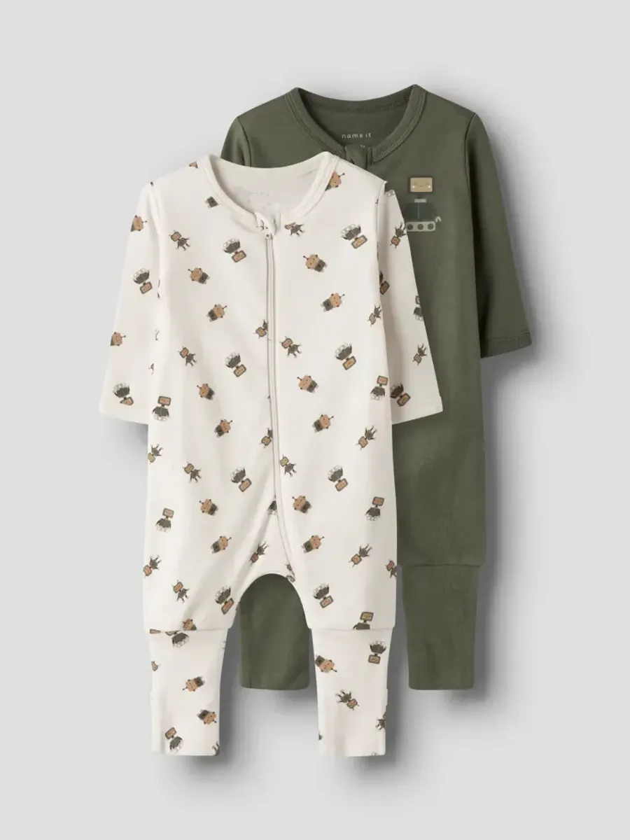 Name It NIGHTSUIT 2stk Zip  ROBOT 