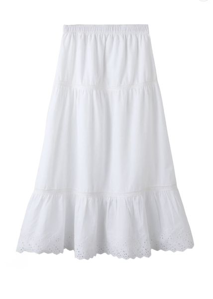 Hovedbilde Name It Hermala Long Skirt Bright White