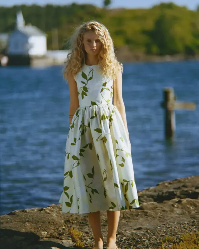 byTiMo Taffeta Midi Dress Soft Pastel