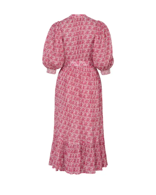 byTiMo Twisted Midi Dress Wildflowers