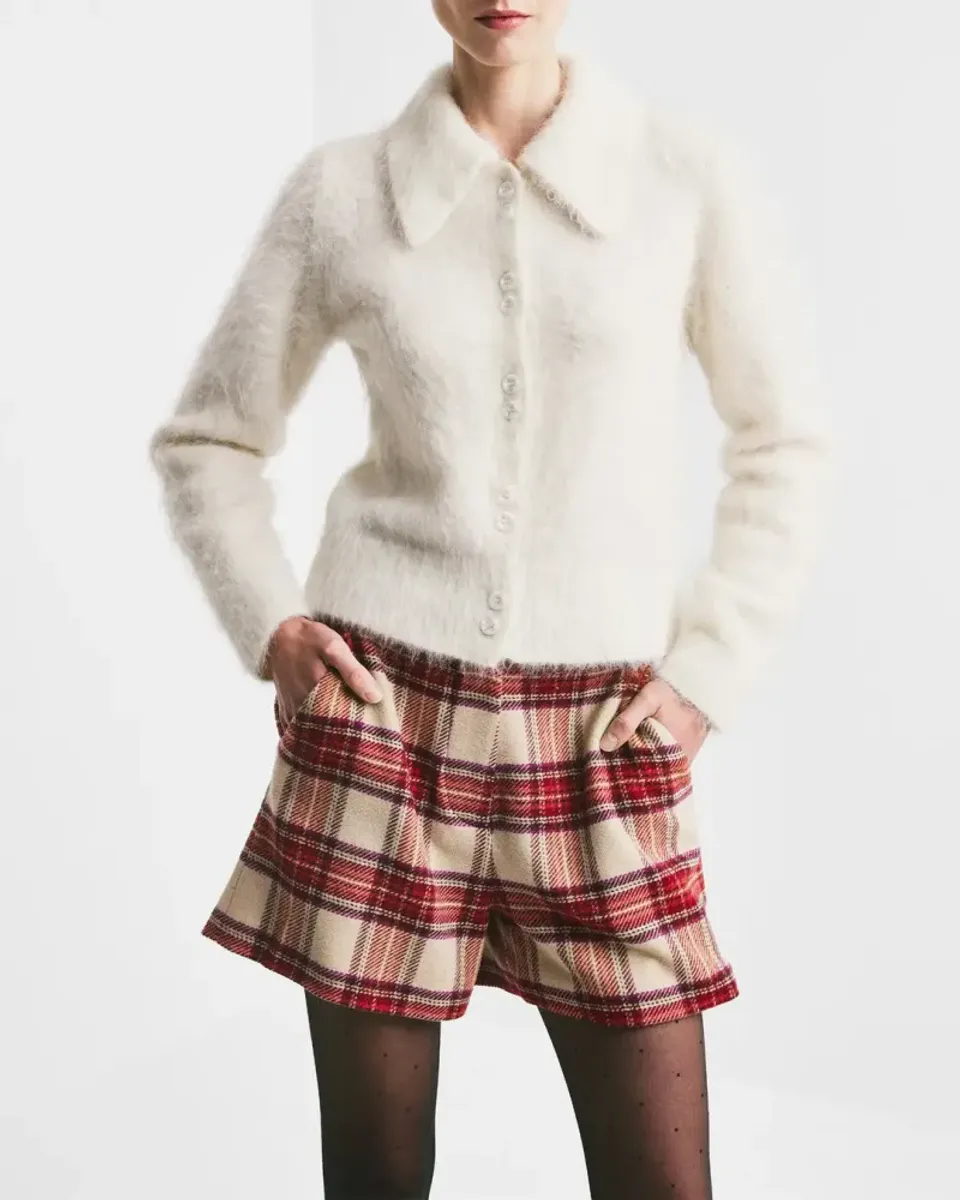 byTiMo Tailored Shorts Checks 