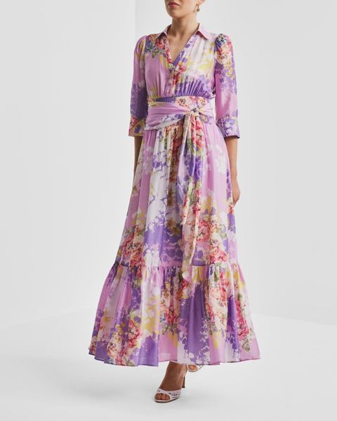 Hovedbilde Organza Tieband Dress Purple Meadow