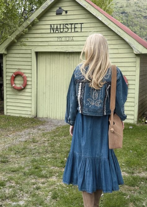 Hovedbilde YAS Vision Denim Emb Jacket 