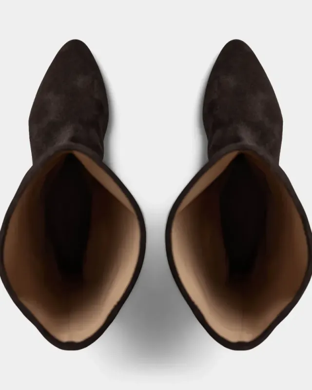 Sofie Schnoor Kayna Mid High Boot Dark Brown