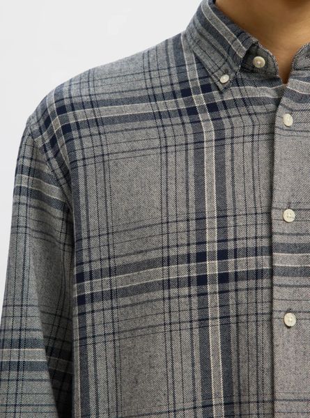 Hovedbilde Selected Homme Reg Noah Mix Shirt Camp Sky Captain Big ...