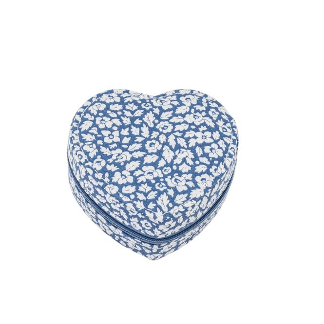 Hovedbilde Bon Dep Jewelry Box Heart Liberty Feather Blue