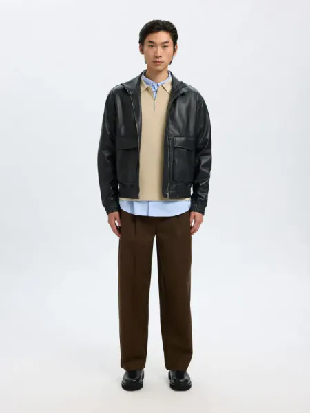 Hovedbilde Selected Homme Teller Relaxed Half Zip Polo