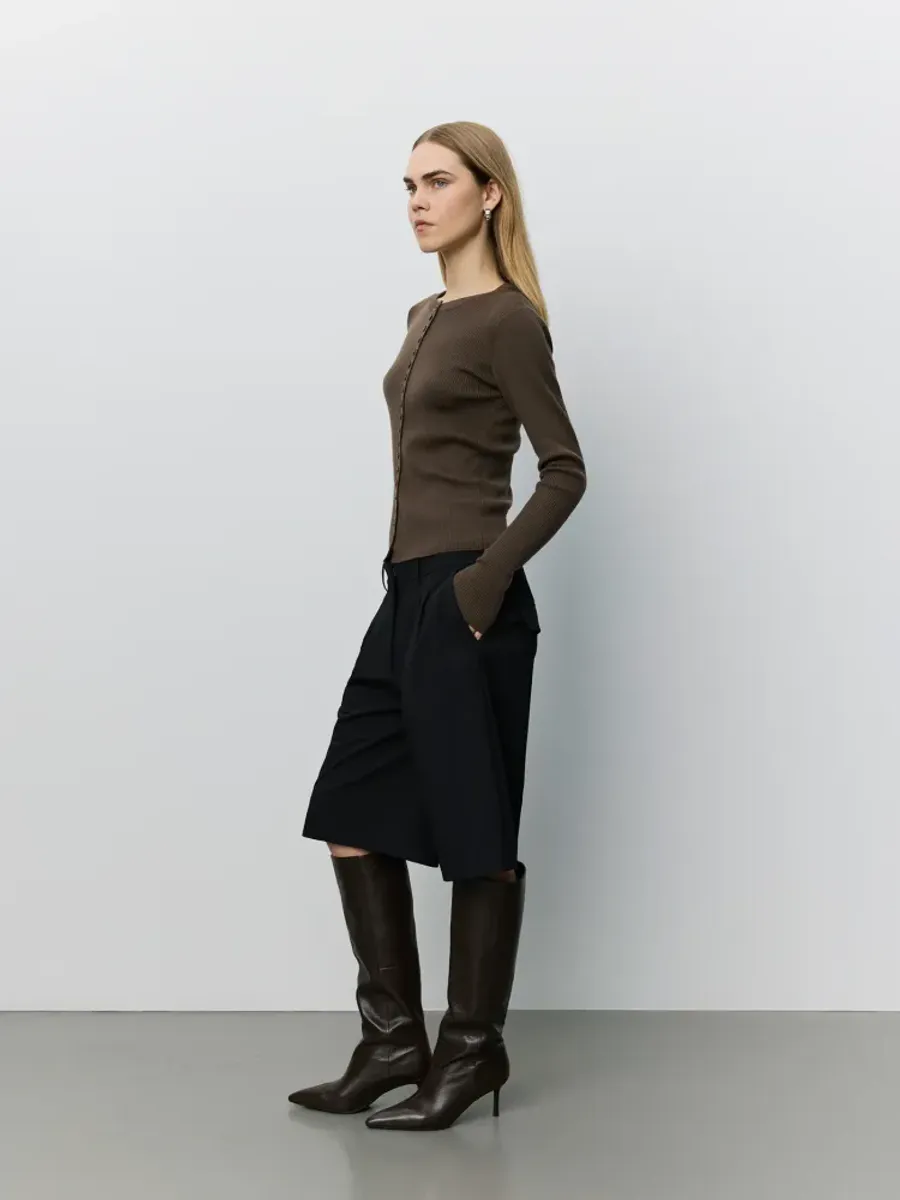 Sofie Schnoor Lucia Bermuda Suiting Shorts Black