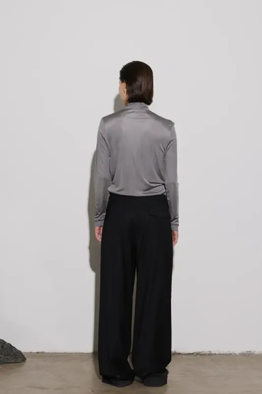 Envelope Soda Top Viscose Silk Grey 