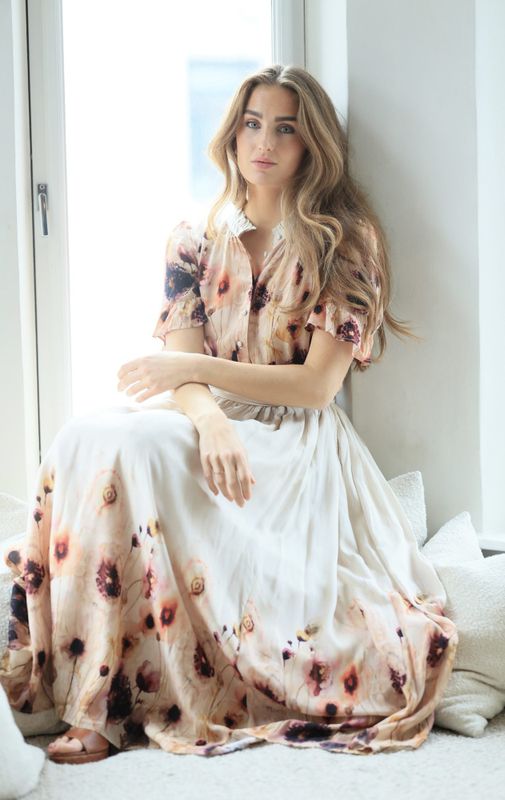 Nectar Ambrosia Dress bleeding petals
