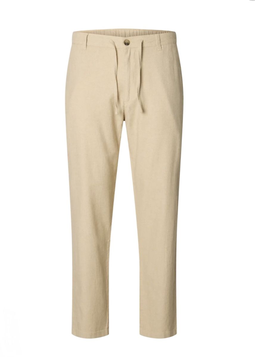 Selected Homme Brody Linen Incens mixed Oatmel