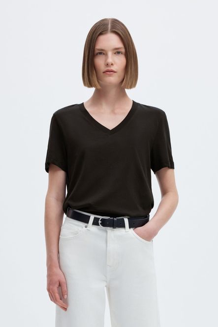 Hovedbilde Selected Femme Essential V-neck Sort 