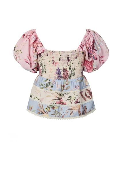 Hovedbilde YAS Messa Smock Topp Ballerina/Skyway