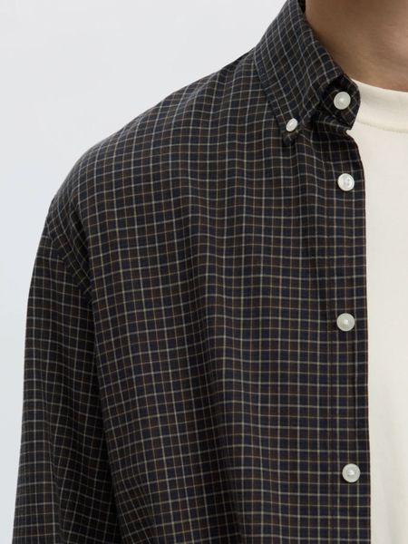 Hovedbilde Selected Homme Cole Jay Melange Shirt Dark Sapphire Multo