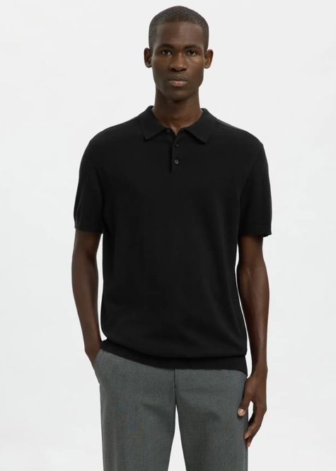 Hovedbilde Selected Homme Berg Knit Polo Black