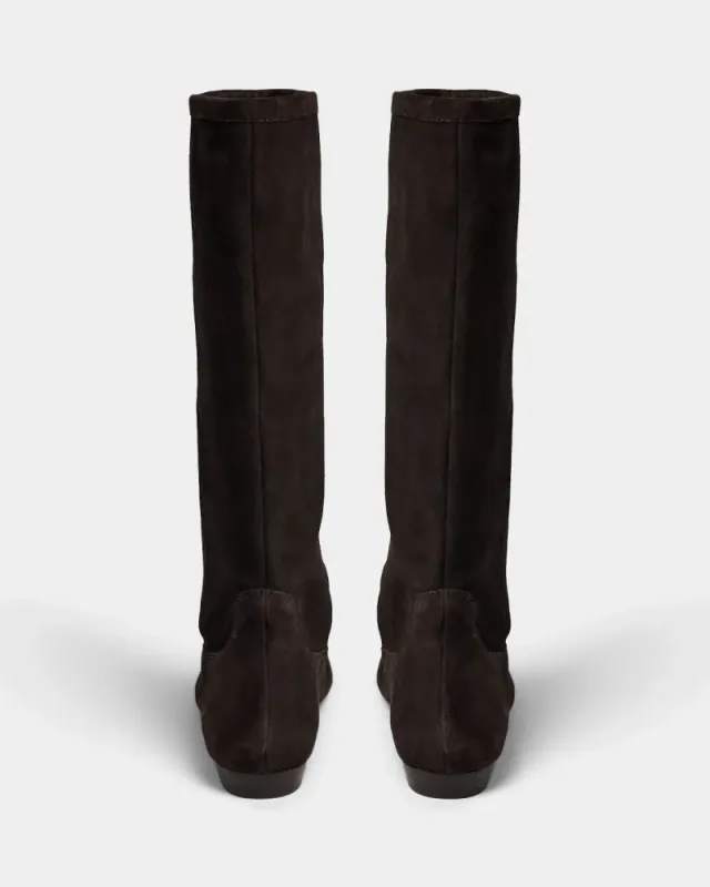 Sofie Schnoor Kayna Mid High Boot Dark Brown