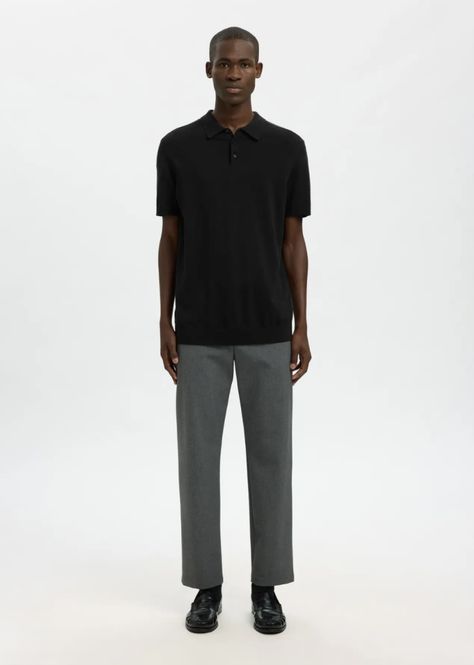Hovedbilde Selected Homme Berg Knit Polo Black
