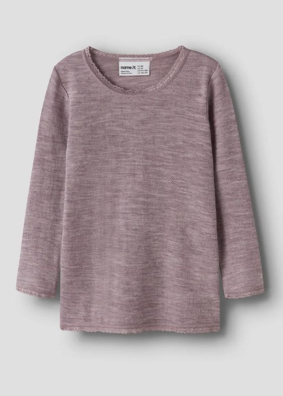 Name It Wang Wool Genser 100% merinoull Toadstool