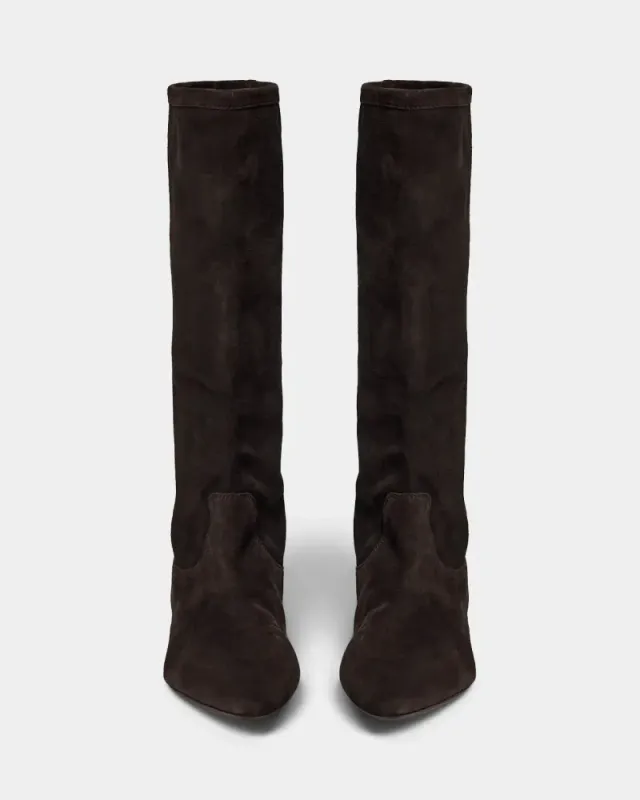 Sofie Schnoor Kayna Mid High Boot Dark Brown