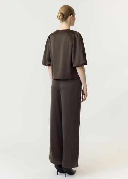 Hovedbilde YAS Pella 2/4 V-Neck Topp Chocolate Brown 