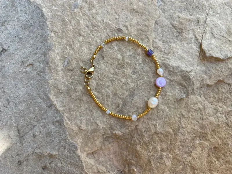 Le Pétit Smily Bracelet Lilac