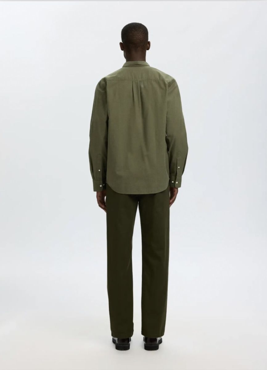 Selected Homme Cole Jay Melange Shirt Vetiver/Melange 