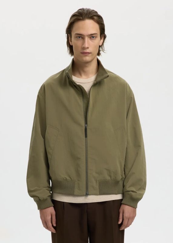 Selected Homme Dylan Relaxed Bomber Blue Nights 