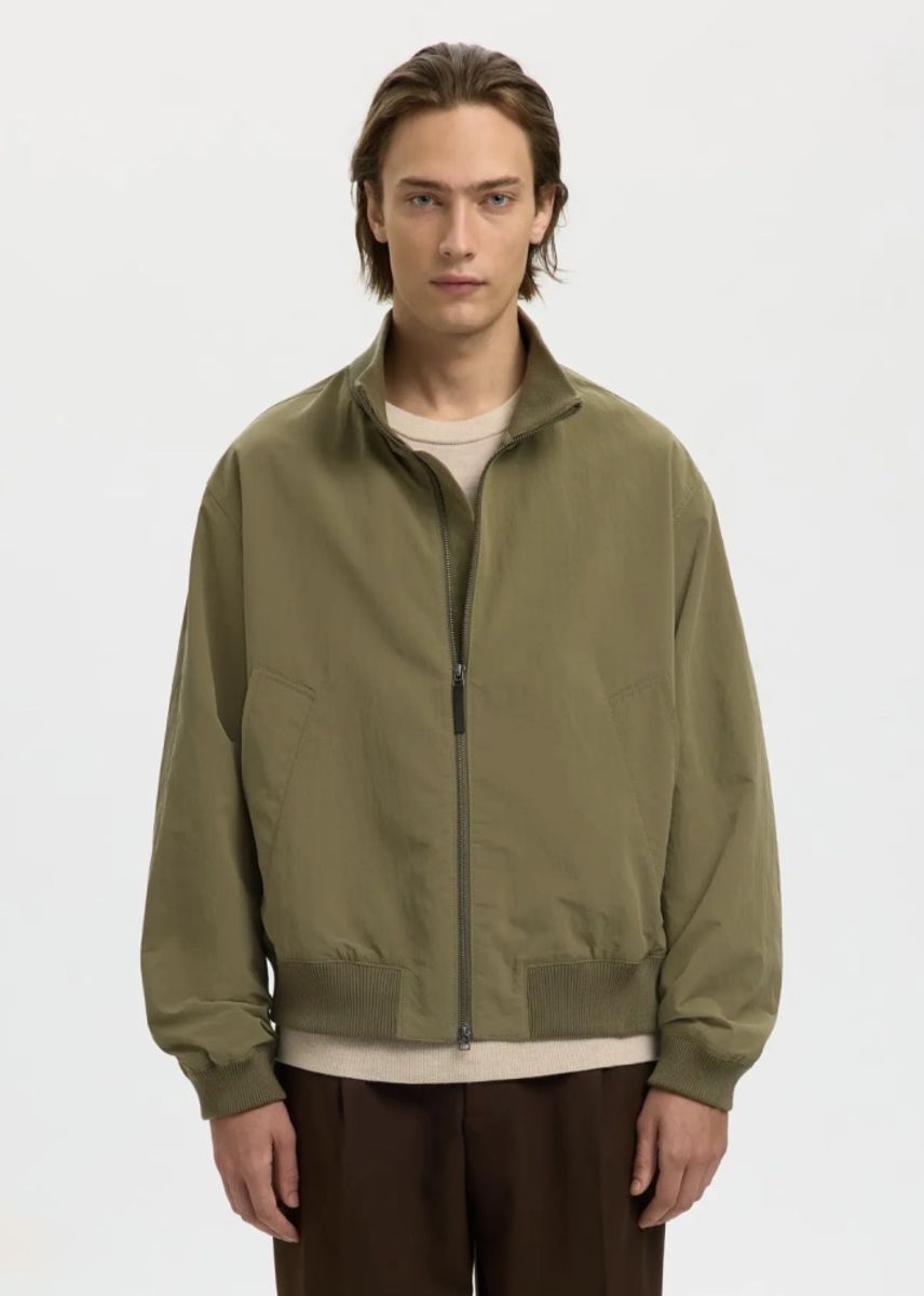 Selected Homme Dylan Relaxed Bomber Blue Nights 