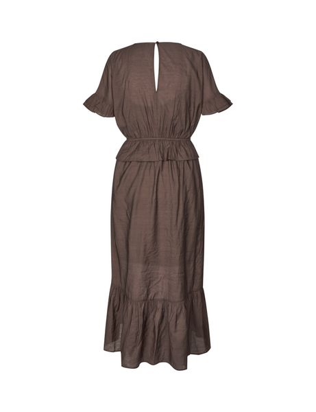 Hovedbilde MbyM Gunnvor Dress Chocolate Brown