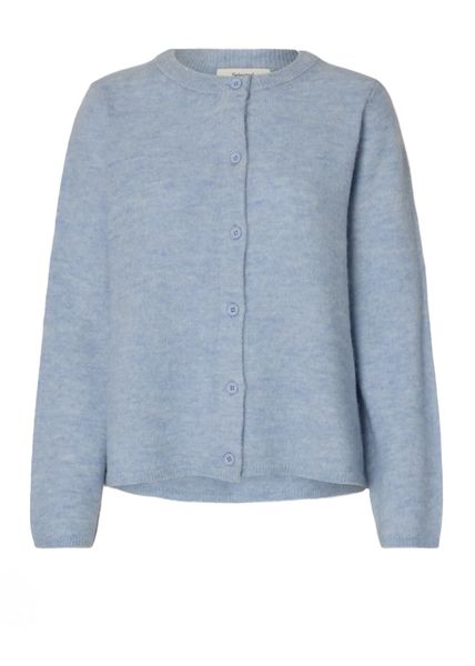 Hovedbilde Selected Homme New Knit Cardigan Cashmere Blue Knit