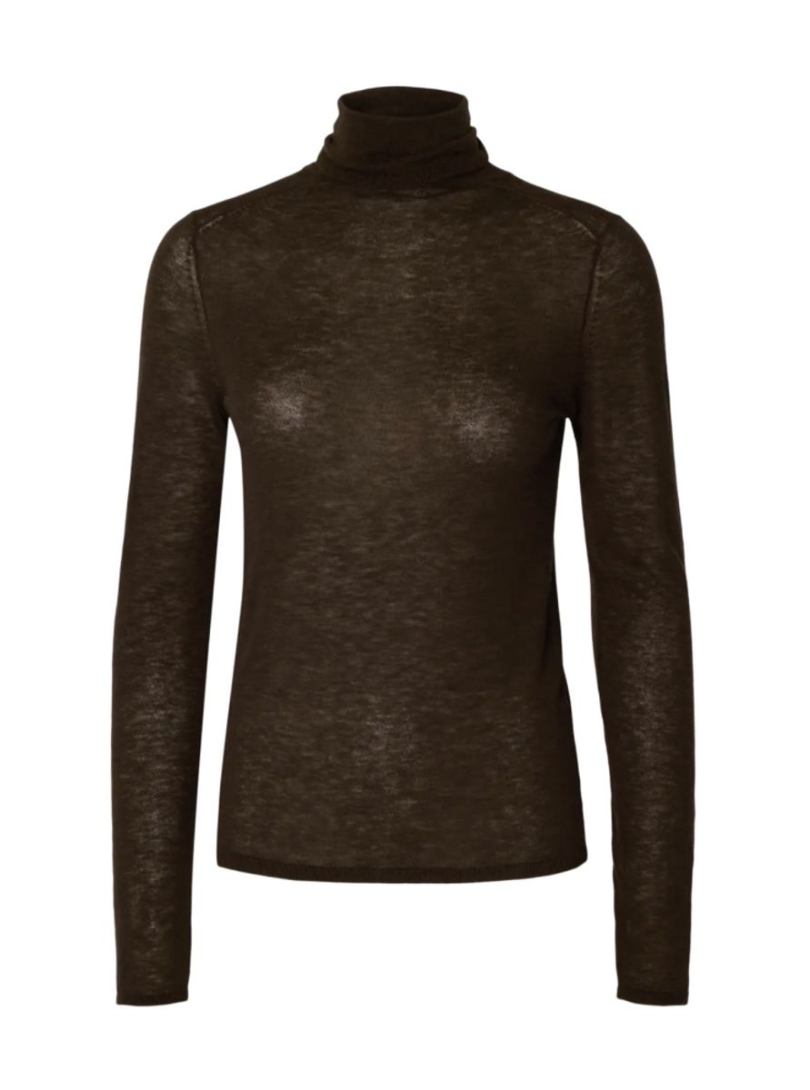 Selected Femme Wendy Wool Knitrollneck Delicioso