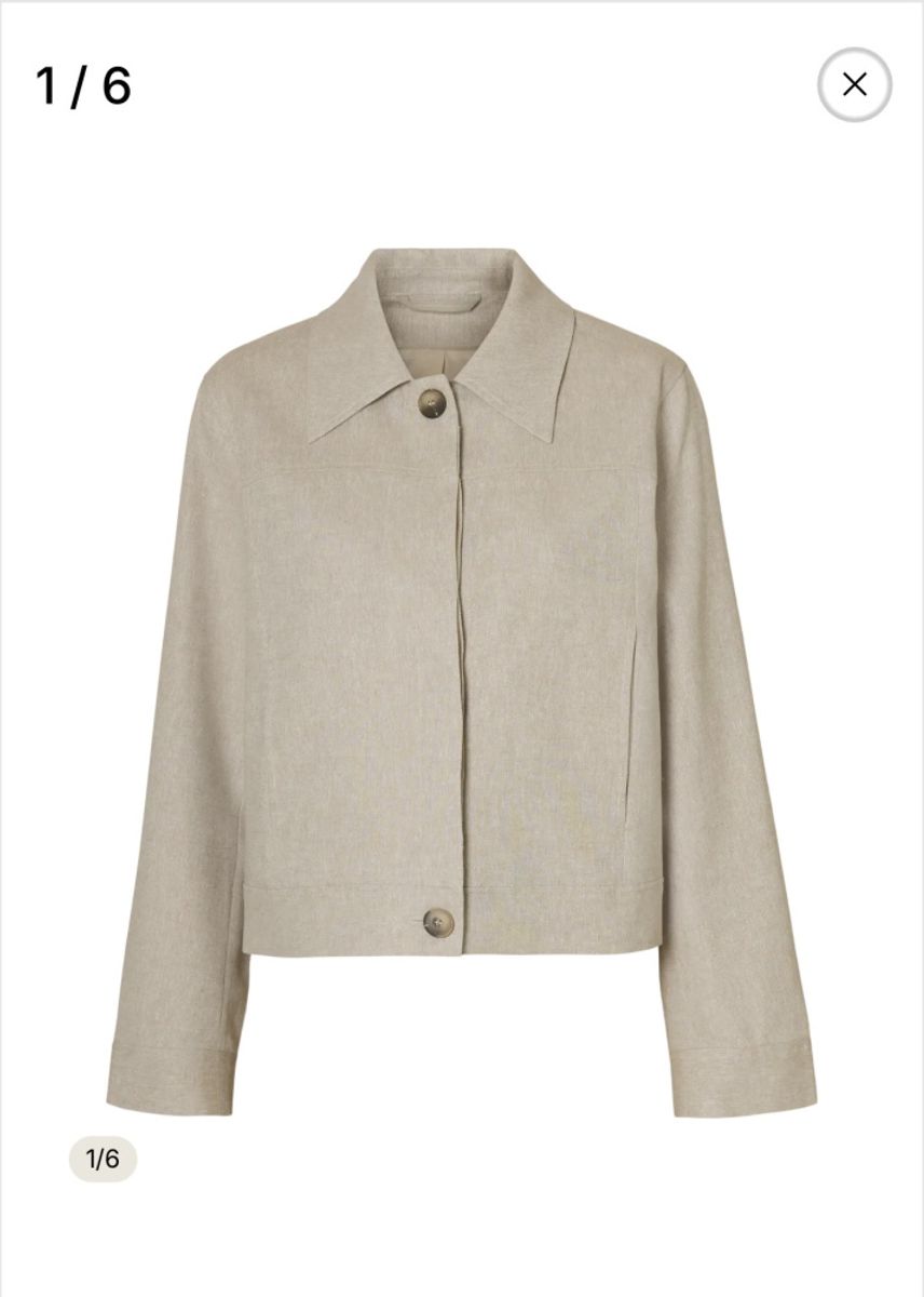 Selected Femme Jada Sun Short Jacket Nomad Melange