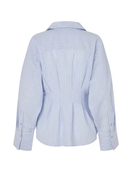 Hovedbilde MbyM Isidore Shirt Light Blue White Stripe 