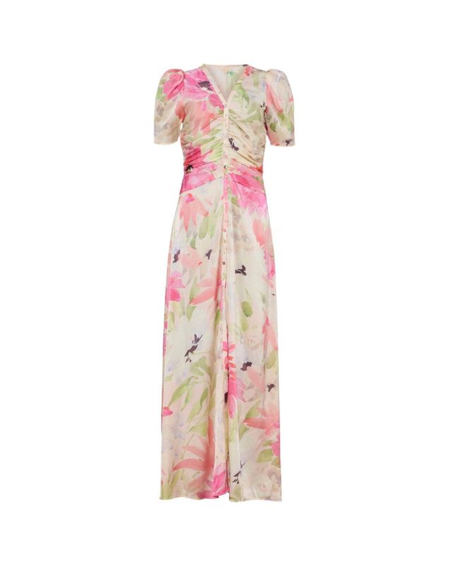 byTiMo Shiny Button Down Dress Soft Dew
