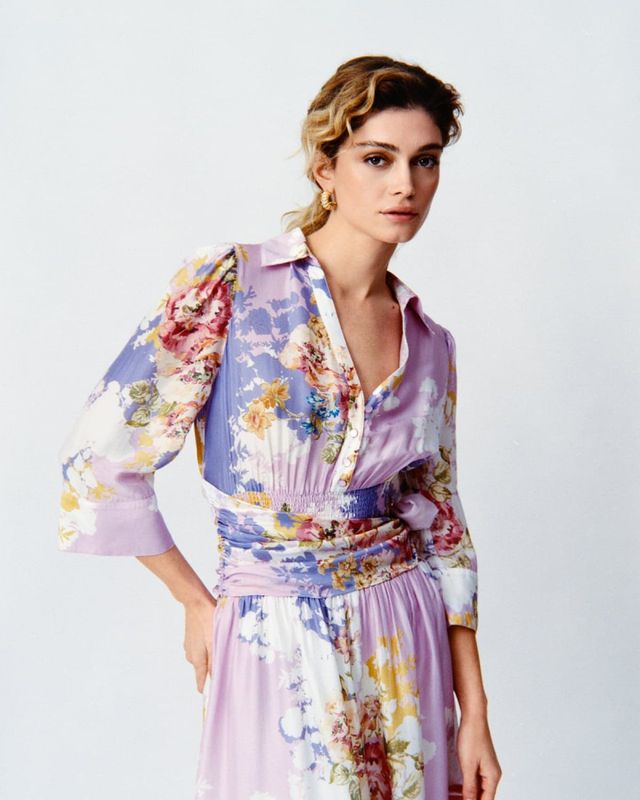 ByTiMo Organza Tieband Dress Purple Meadow