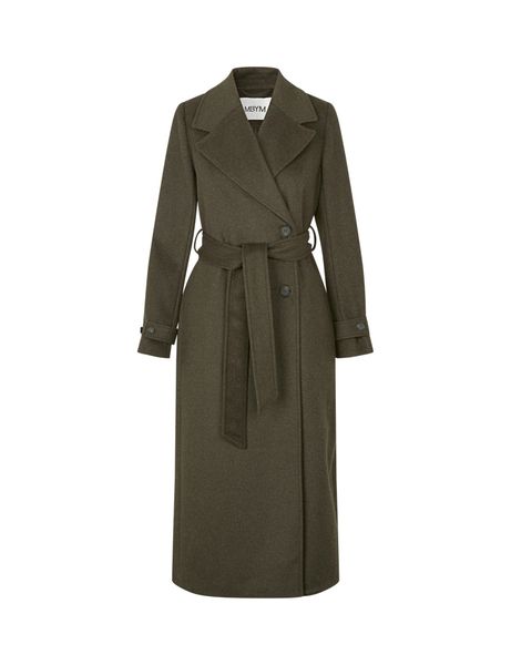 Hovedbilde MbyM Odonna Coat Dusty Olive Melang Kåpe