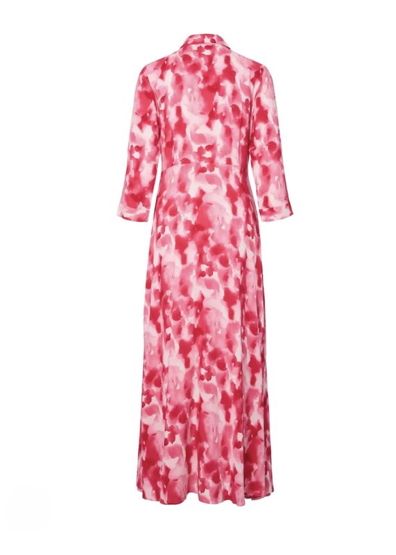YAS Savanna Long Shirt Dress Sachet Pink / Pink Blury 