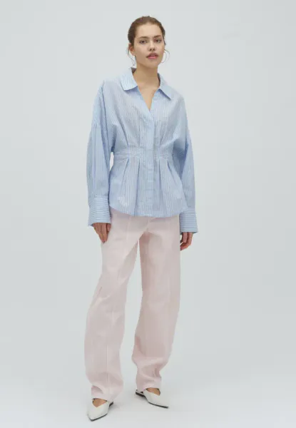 Hovedbilde MbyM Isidore Shirt Light Blue White Stripe 
