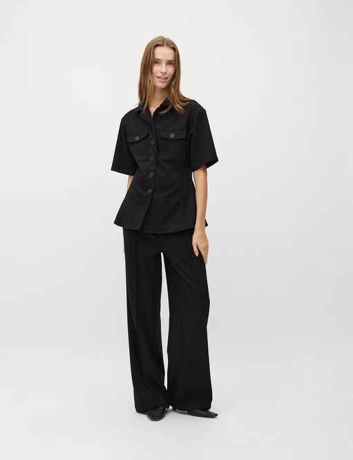 Hovedbilde MbyM Peplina Malina Shirt Black