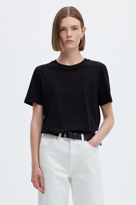 Hovedbilde Selected Femme My Essential O-neck Tee Black