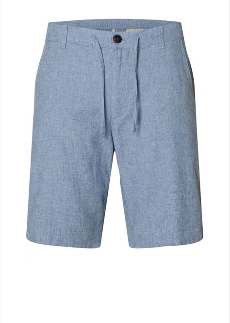 Hovedbilde Selected Homme Shorts Regular Brody Linen Cashmere Blue 