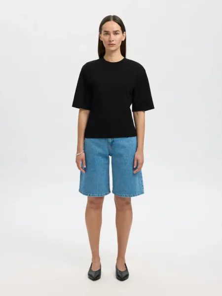 Hovedbilde Selected Femme Mesa Tee Black