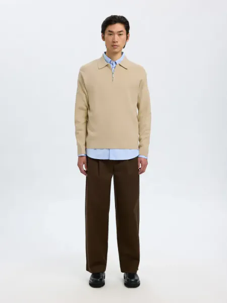 Hovedbilde Selected Homme Teller Relaxed Half Zip Polo