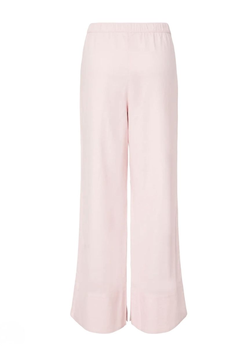 YAS Trima Lin / bomullsbukse Rosa 